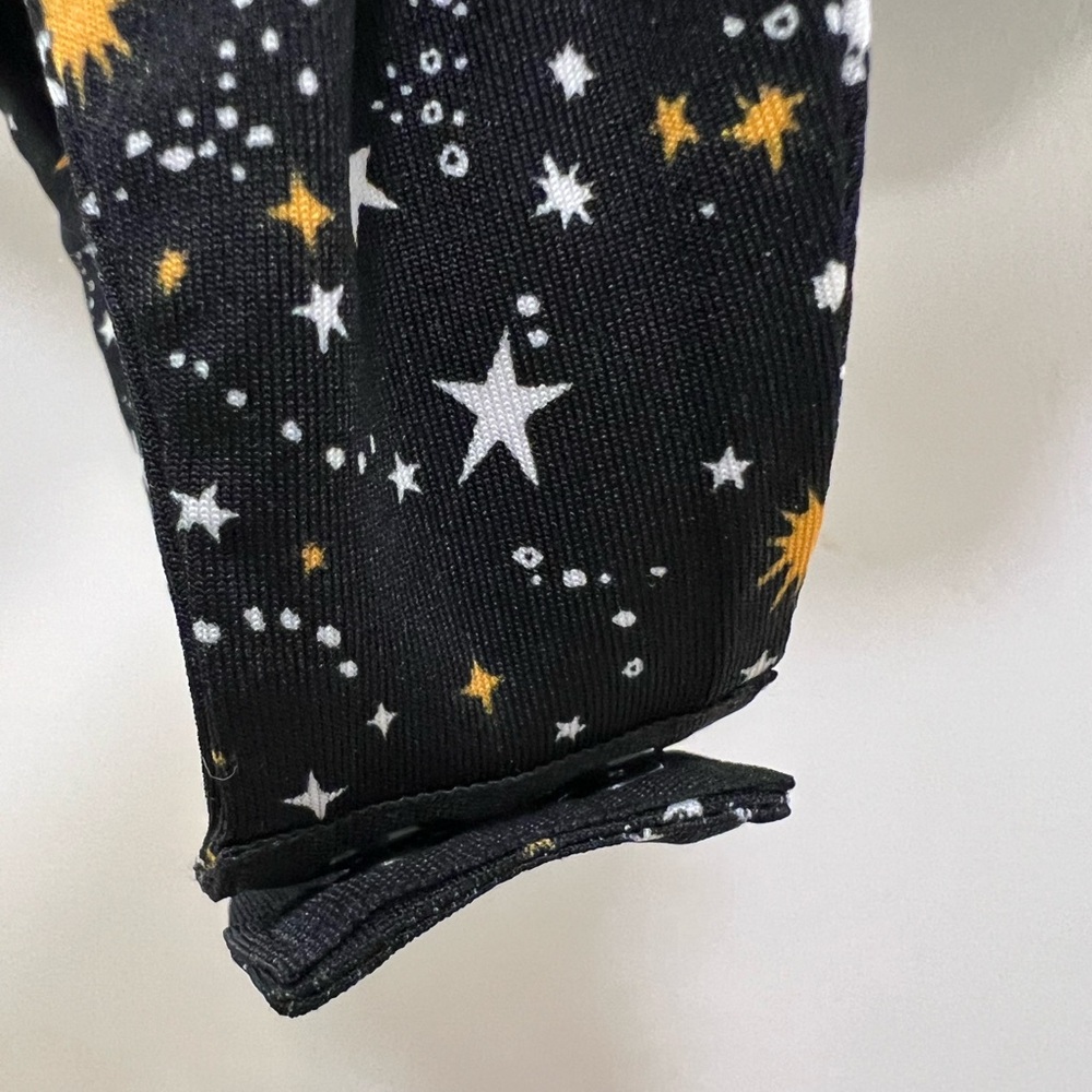 NWT BCBG Generation Fitted Star Celestial Bodysuit with Velvet Straps - Picture 8 of 11